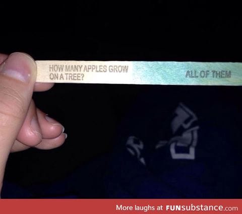 Good one, popsicle