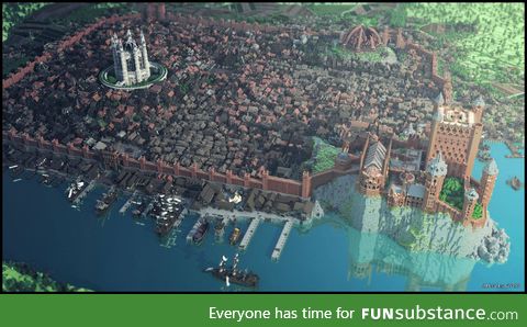 Kings Landing entirely built in Minecraft