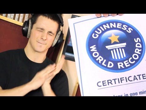 Guy Clapping 804 Times In 1 Minute, World's Fastest Clapping Record!