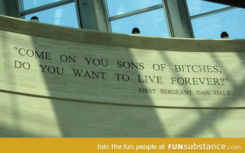 That's one manly quote