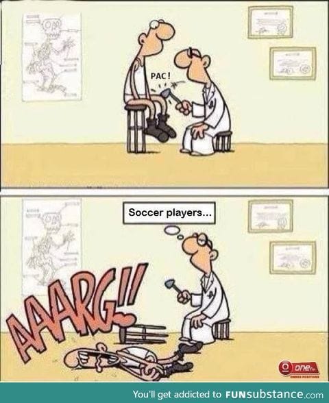 What we must not do for soccer player