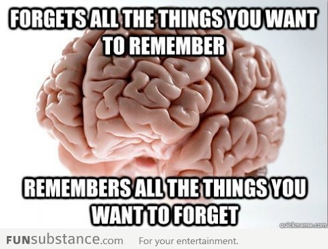 Scumbag Brain On Remembering