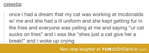 Sounds like something that would happen to me.