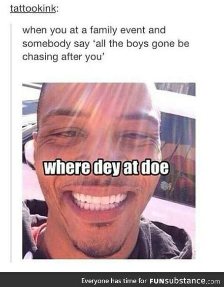 Where dey at?