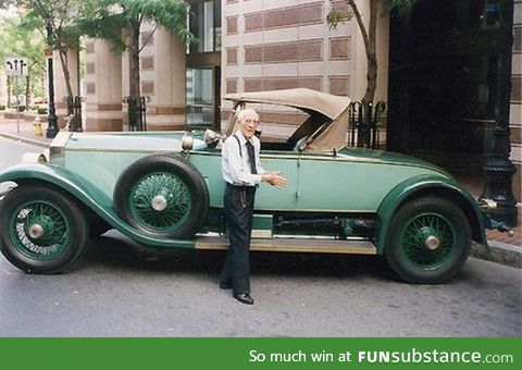 This man owned and drove the same car for 82 years