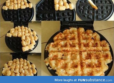 Hash brown waffle