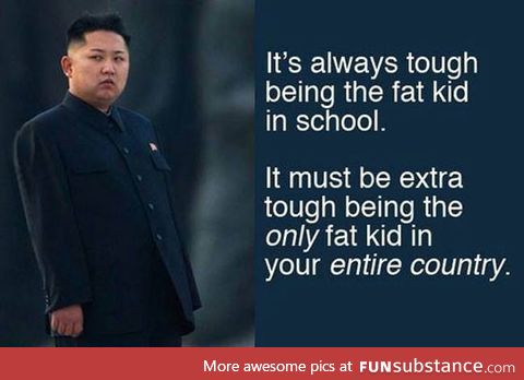 It's tough to be kim jung un