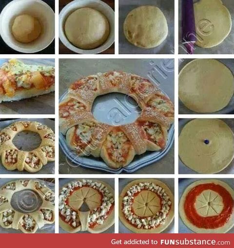 A beautiful pizza concept