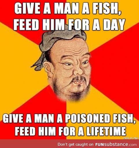 Give a man a fish