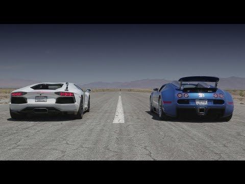 Bugatti Veyron vs Lamborghini Aventador vs Lexus LFA vs McLaren MP4-12C