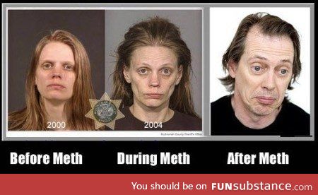 Before, during and atfer meth