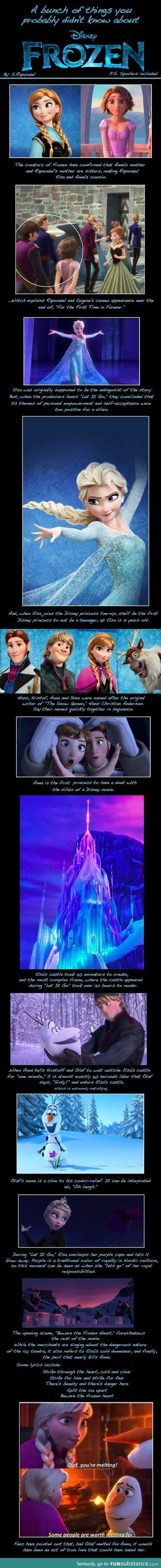 fun Frozen facts