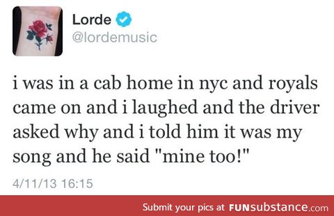 Lorde is getting funnier