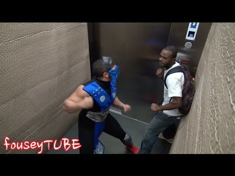 This Mortal Kombat Prank In An Elevator Scares The Sh*t Out Of The Riders