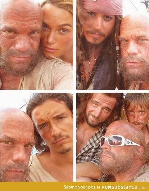 Pirates of the Caribbean selfies