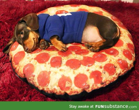 Pizza with extra sausage