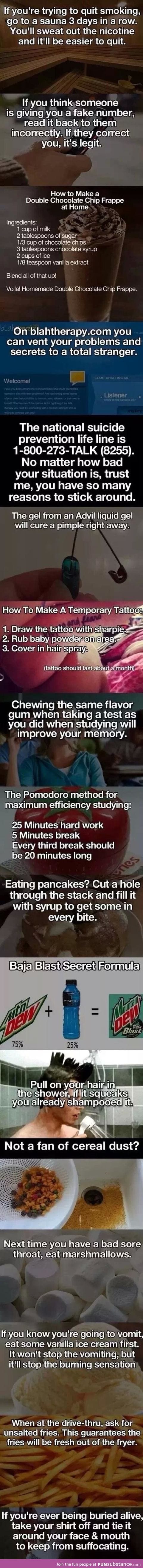 Some life tips