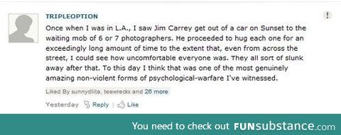 Jim Carrey is the man