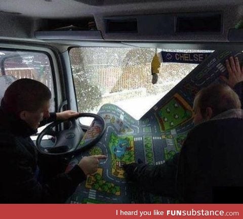 Who needs a GPS when you got map like this