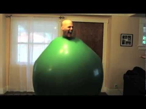 This Guy Parties Out In A Giant Balloon And It's Hysterically Funny