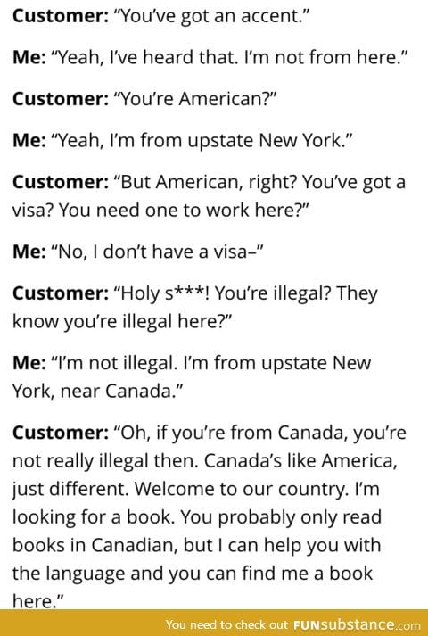 Welcome to America!