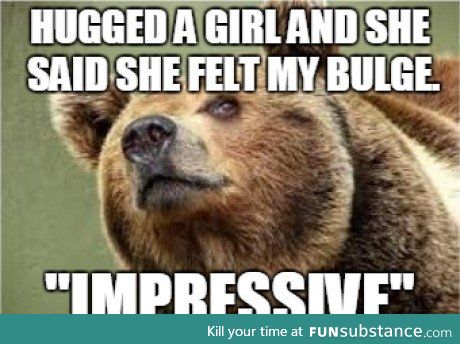 I didn't know whether to be shocked, embarrassed or happy.