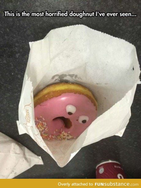 His eyes doughnut want to see any more horrors