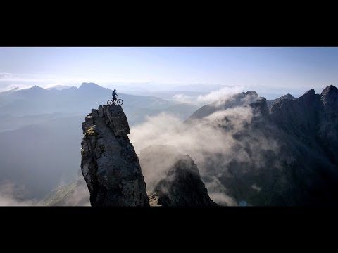 BMS stunt rider Danny Macaskill take death-defying ride to the ridge