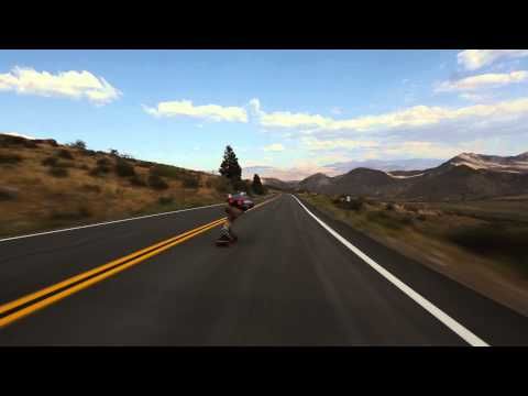 This guy has some mad downhill skateboarding skills, until he crashes