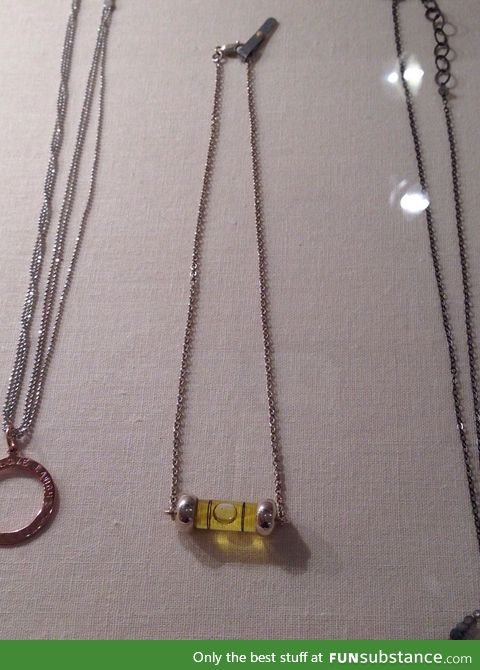 Necklace, or OCD nightmare fuel?