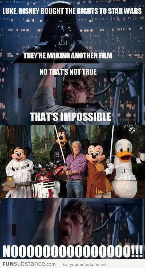 Disney bought star wars