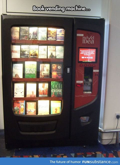 Book vending machine