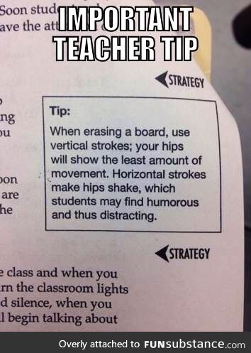 How to teach effectively.. "Don't be to hip to the kids"