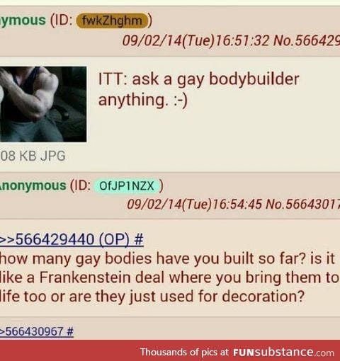 Gay bodybuilder