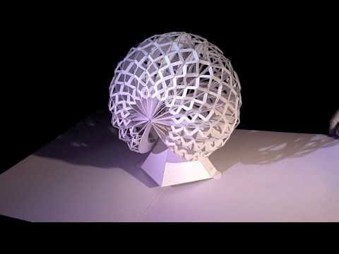 These pop-up paper sculptures are so nice to watch