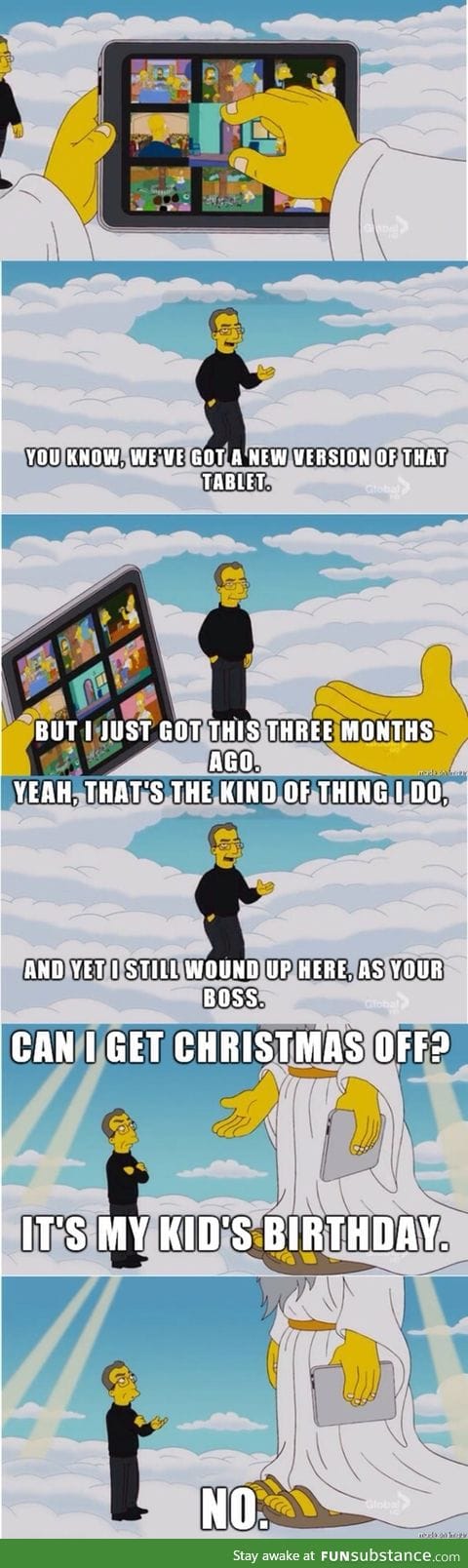 Steve jobs in heaven