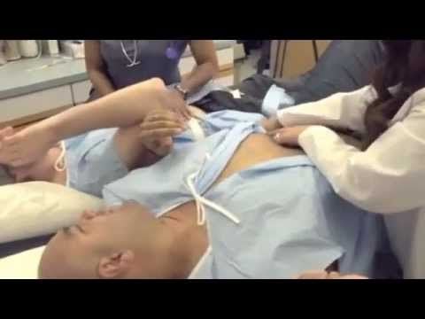Two men find out the pain of giving birth in this test