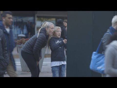 Haunted poster freaks curious passersby out