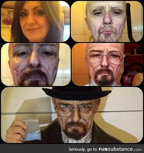 Becoming walter white