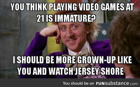 Calling others immature