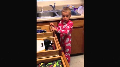 What happens when parents tell their kids they ate their halloween candy