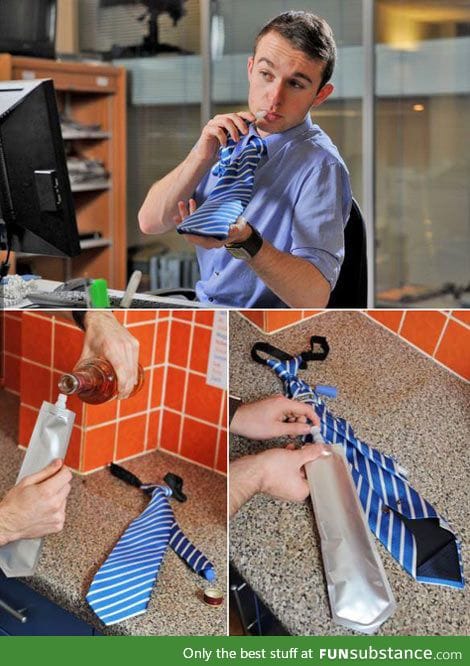 Flask Tie, finally a tie worth wearing