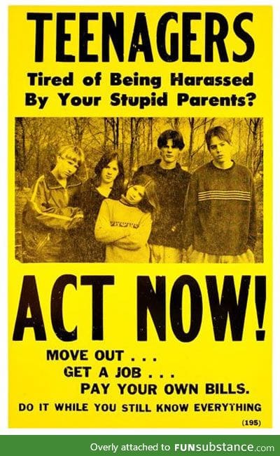 Teenagers act now