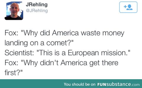 Americans can't win when it comes to space exploration