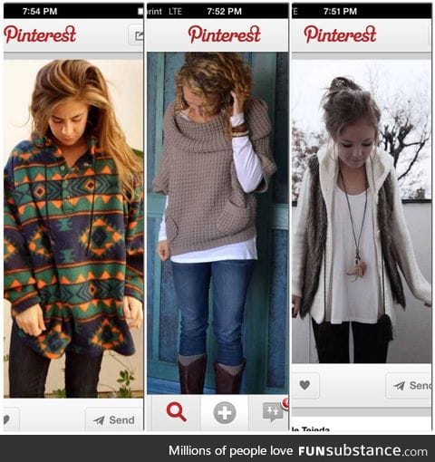 Why do all the women on Pinterest look like they found a penny
