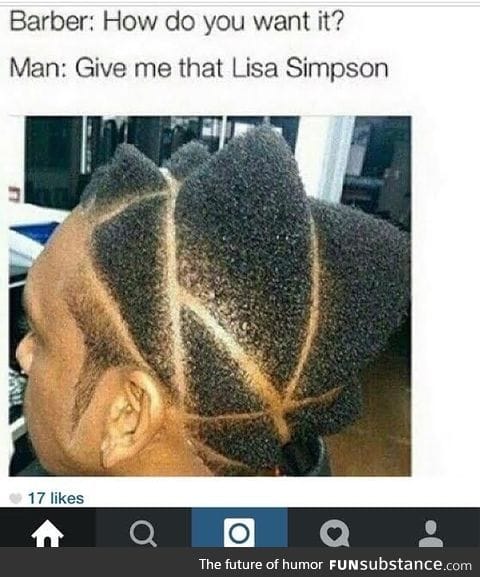 Lisa Simpson hairstyle