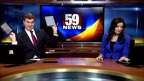 News Anchor Dances And Jams To Song During Commercial Break