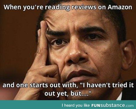 "....But it just arrived! Five stars!"