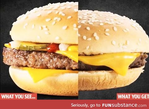 commercial vs the real thing
