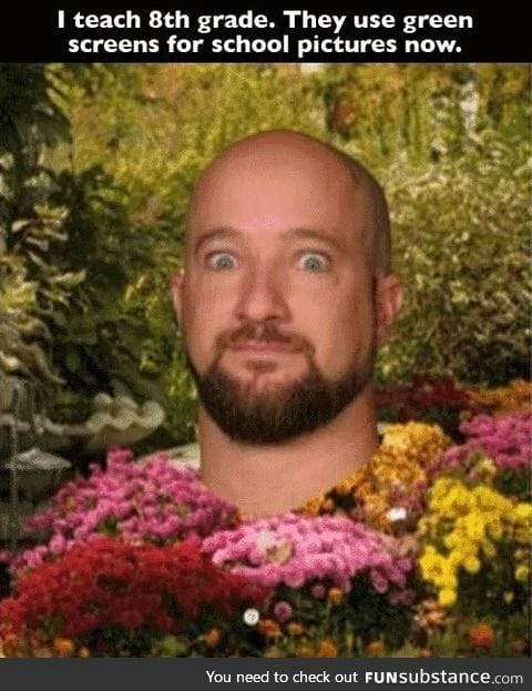 School pictures are getting weirder